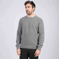 Homme Mise Au Green Pull point grain de riz