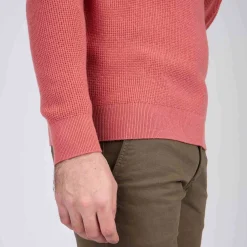 Homme Mise Au Green Pull point grain de riz