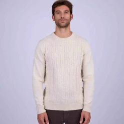 Homme Mise Au Green Pull torsadé