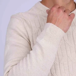 Homme Mise Au Green Pull torsadé