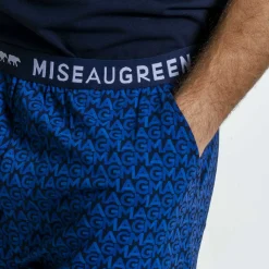 Homme Mise Au Green Pyjama Adam bleu marine