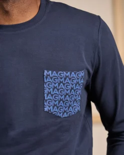 Homme Mise Au Green Pyjama Calvin bleu marine