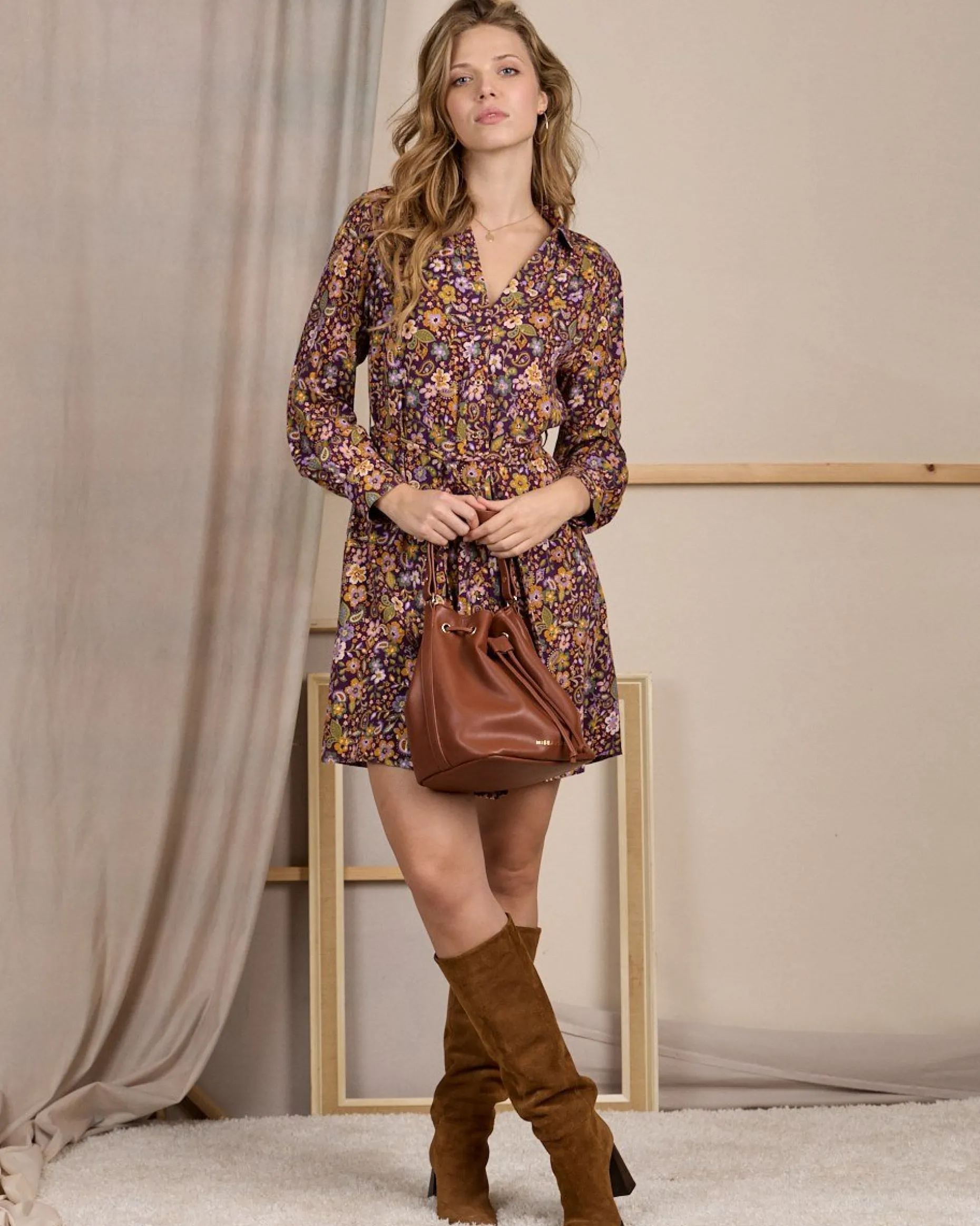 Femme Mise Au Green Robe chemise