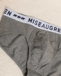 Homme Mise Au Green Slip Brandy gris clair