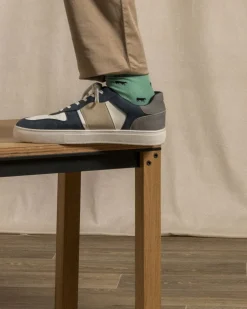 Homme Mise Au Green Sneakers Bastien bleu marine