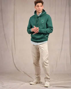 Homme Mise Au Green Sweat Calvin vert foncé