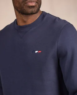 Homme Mise Au Green Sweat uni bleu marine