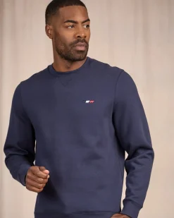 Homme Mise Au Green Sweat uni bleu marine