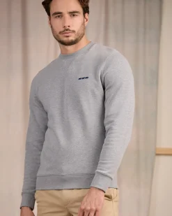 Homme Mise Au Green Sweat uni gris chiné