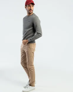 Homme Mise Au Green Sweat uni gris chiné