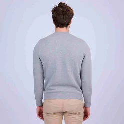 Homme Mise Au Green Sweat uni gris chiné