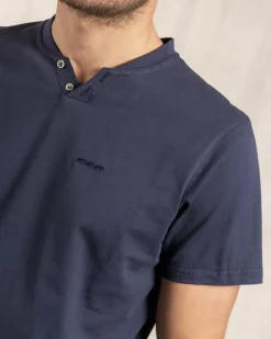 Homme Mise Au Green T-shirt Baptiste bleu marine