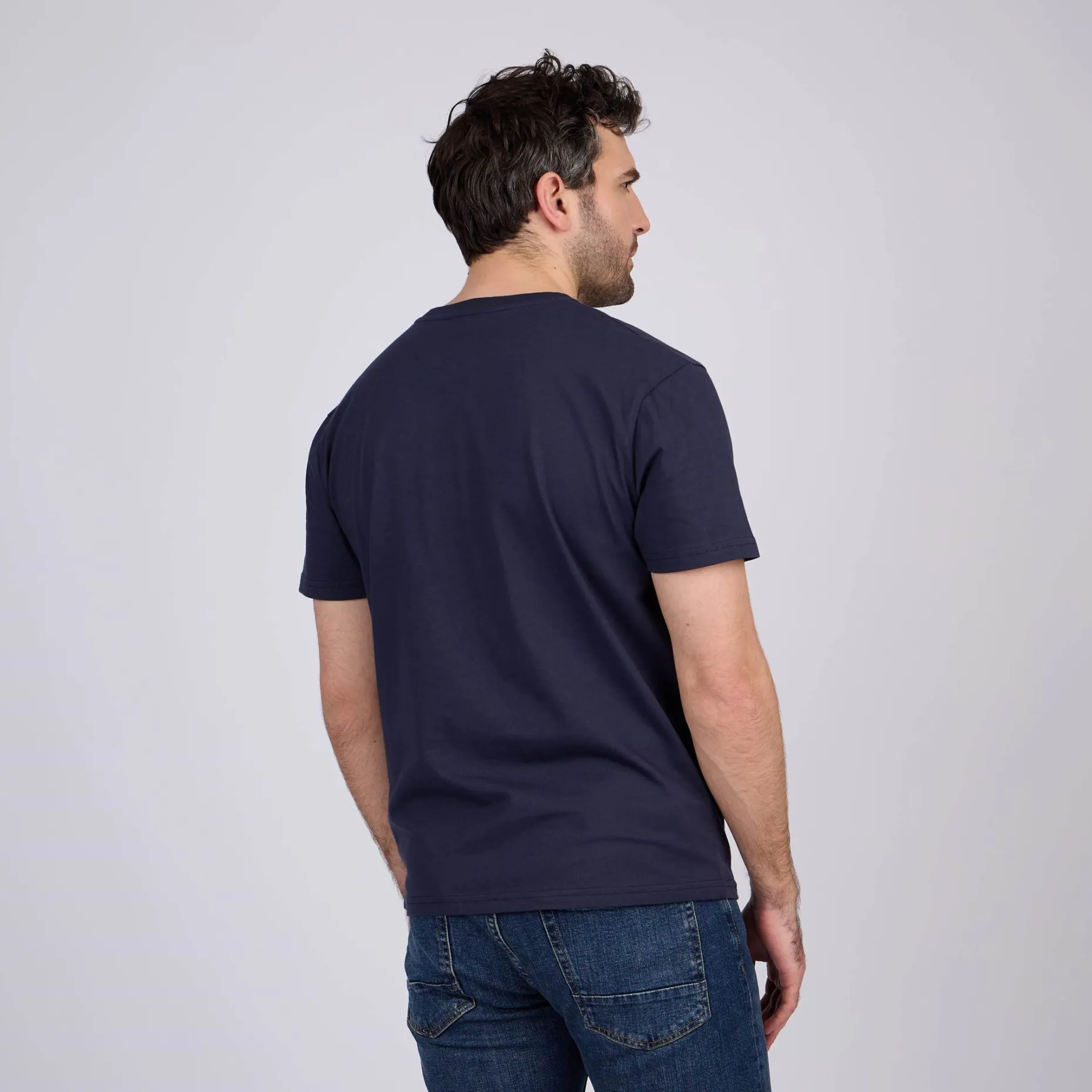 Homme Mise Au Green T-shirt Cédric bleu marine