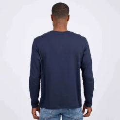 Homme Mise Au Green T-shirt col rond bleu marine