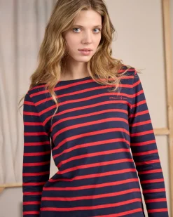 Femme Mise Au Green T-shirt Cyrielle bleu marine