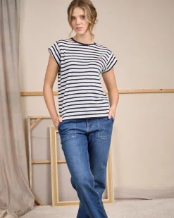 Femme Mise Au Green T-shirt marinière