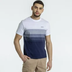 Homme Mise Au Green T-shirt rayé rayures marine