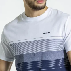 Homme Mise Au Green T-shirt rayé rayures marine