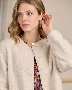 Femme Mise Au Green Veste Chance ecru chiné